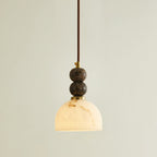 Modern Marble Pendant Light With Warm LED Glow — Greenwich Home & Living