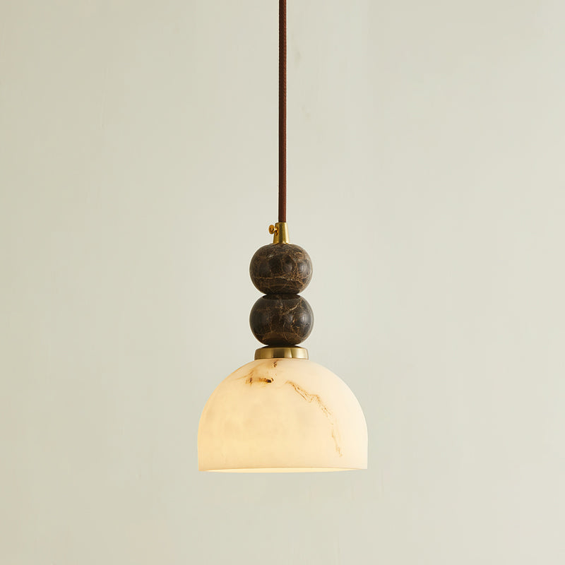 Modern Marble Pendant Light With Warm LED Glow — Greenwich Home & Living