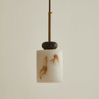 Modern Marble Pendant Light With Warm LED Glow — Greenwich Home & Living