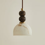Modern Marble Pendant Light With Warm LED Glow — Greenwich Home & Living