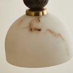 Modern Marble Pendant Light With Warm LED Glow — Greenwich Home & Living