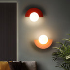 Modern Metal Wall Sconce for Living Room and Bedroom in Red — Greenwich Home & Living