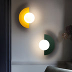 Modern Metal Wall Sconce for Living Room and Bedroom in Dark Green — Greenwich Home & Living