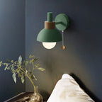 Modern Iron Wall Sconce for Living Room and Bedroom in Mustard Green — Greenwich Home & Living