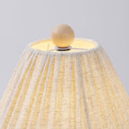 Modern Fabric Table Lamp With Warm White Glow — Greenwich Home & Living