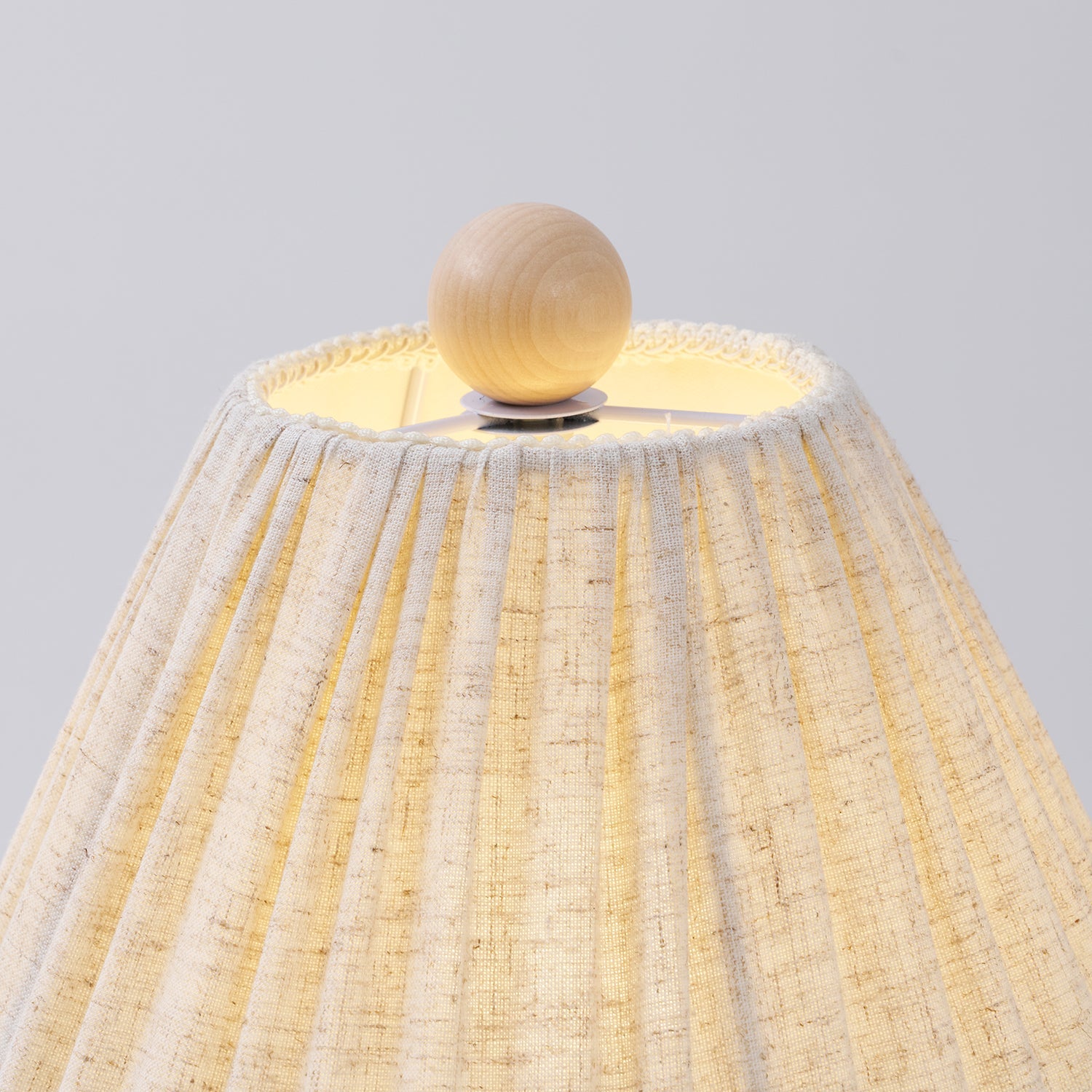 Modern Fabric Table Lamp With Warm White Glow — Greenwich Home & Living