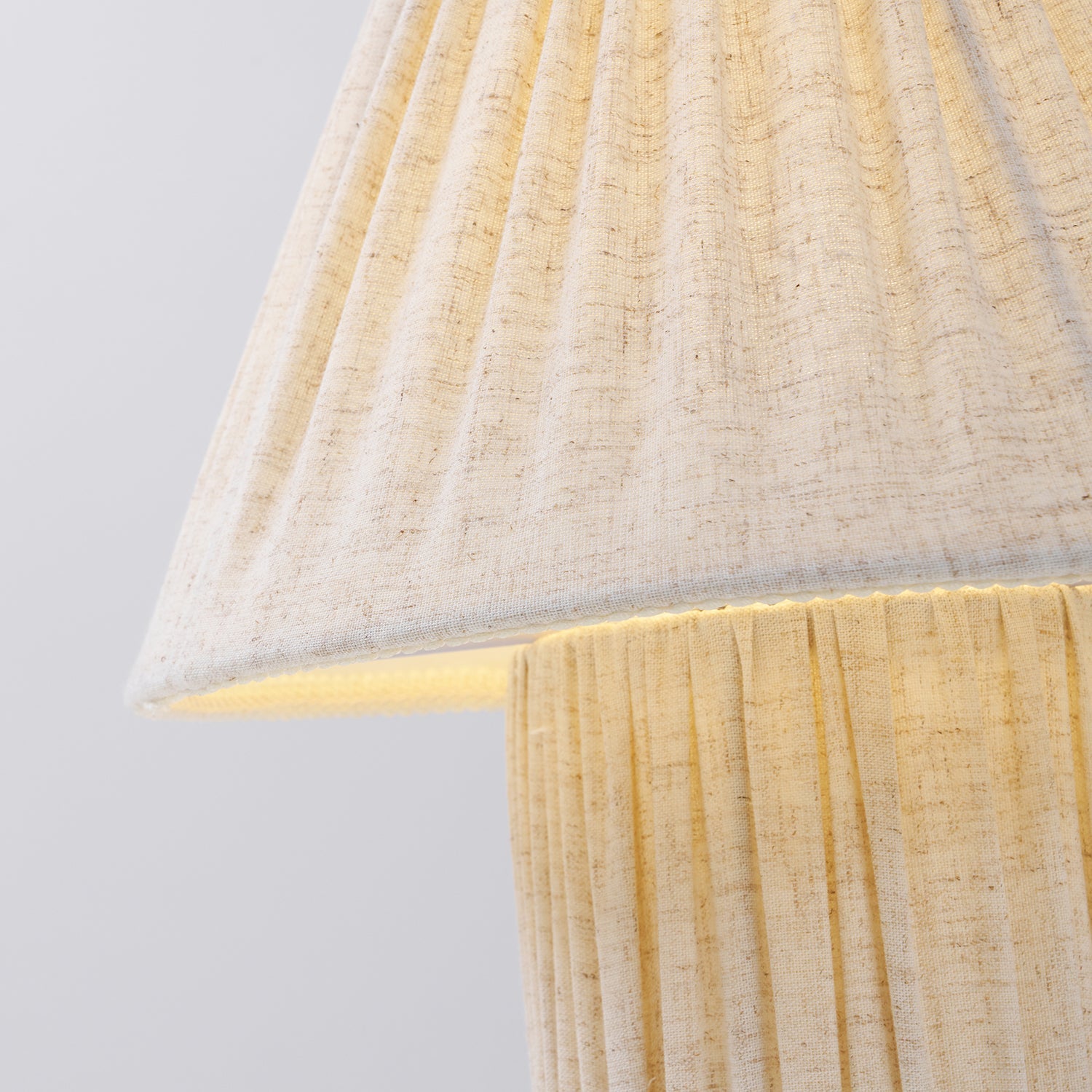 Modern Fabric Table Lamp With Warm White Glow — Greenwich Home & Living