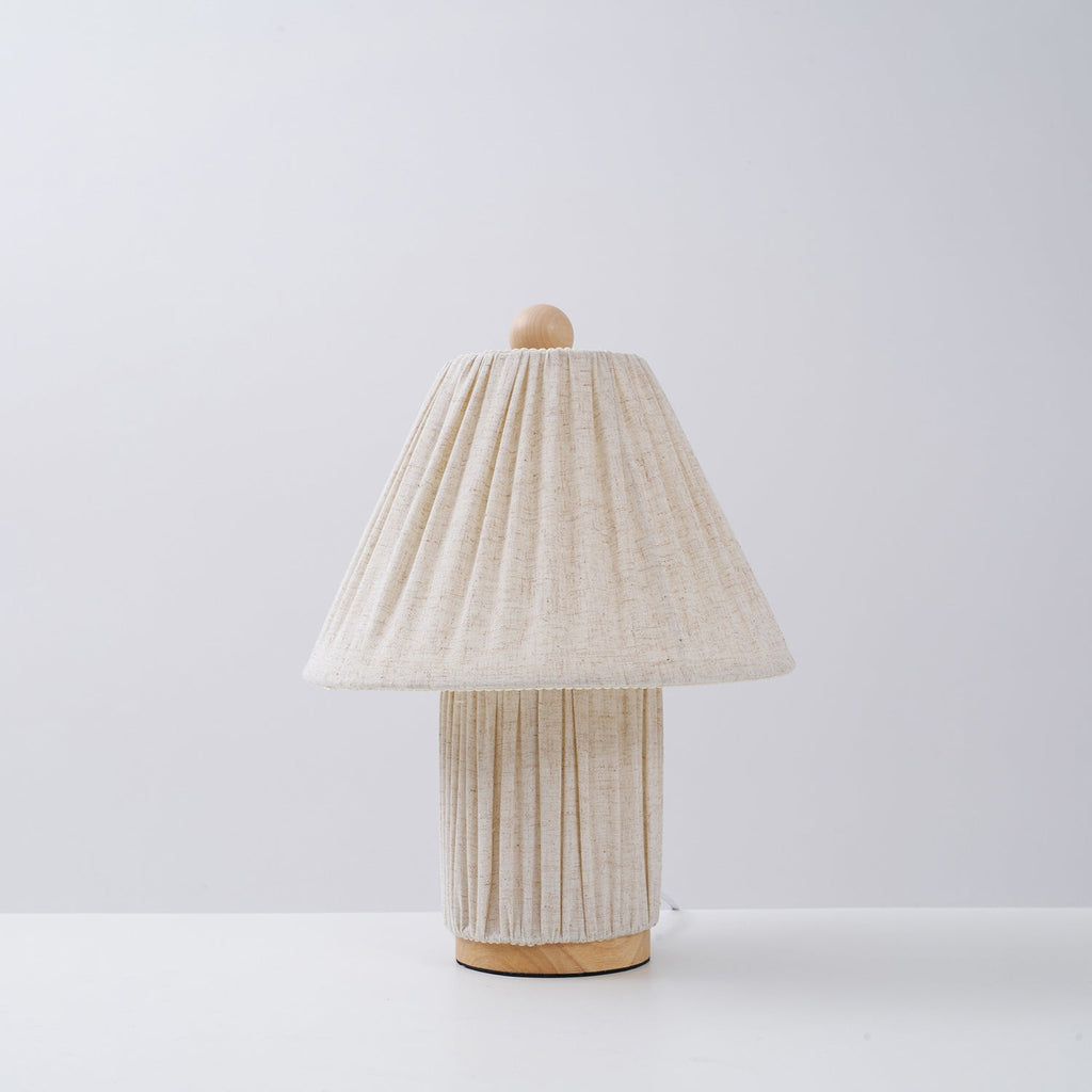 Modern Fabric Table Lamp With Warm White Glow — Greenwich Home & Living
