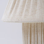 Modern Fabric Table Lamp With Warm White Glow — Greenwich Home & Living