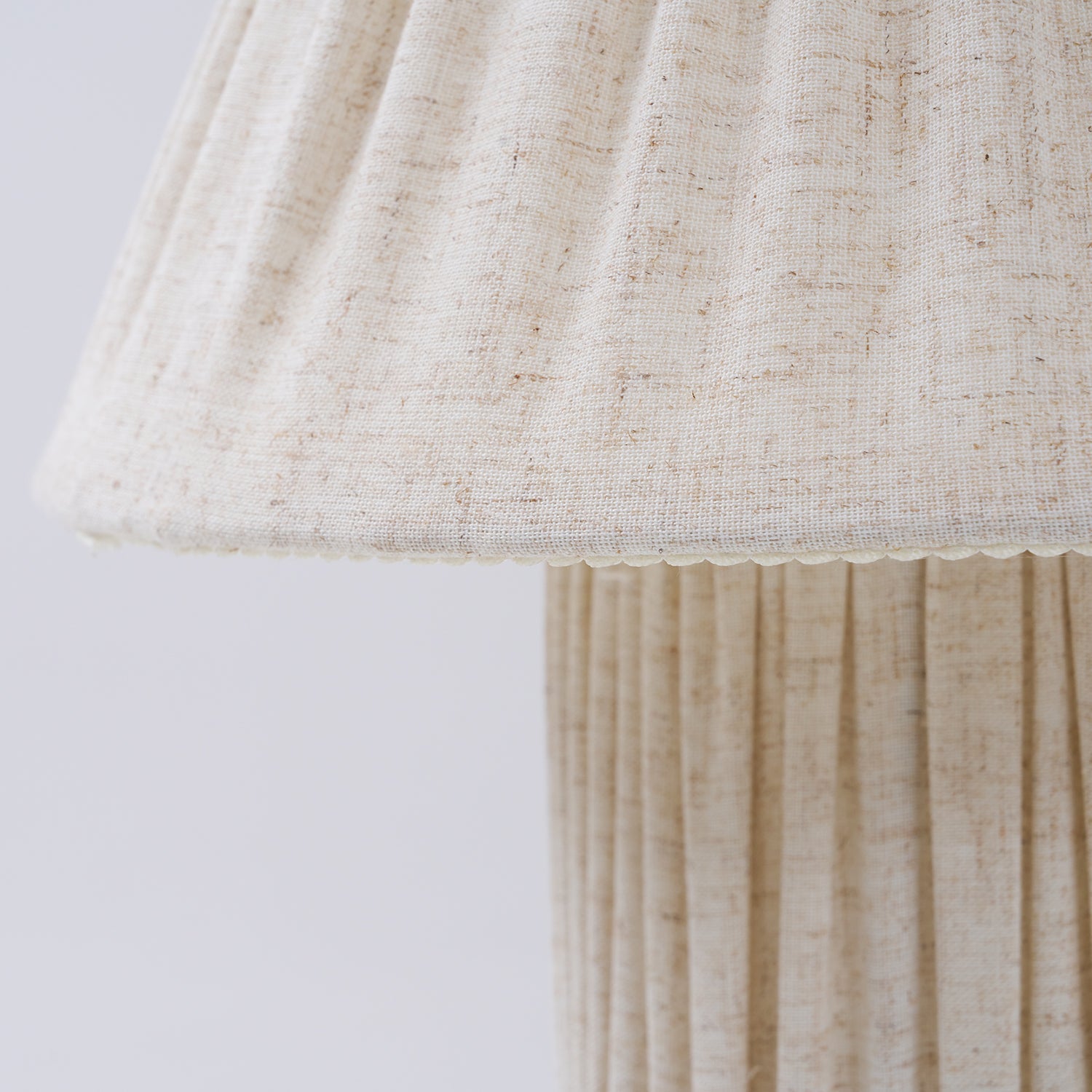 Modern Fabric Table Lamp With Warm White Glow — Greenwich Home & Living