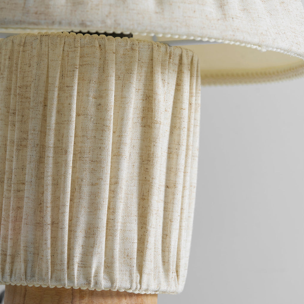 Modern Fabric Table Lamp With Warm White Glow — Greenwich Home & Living