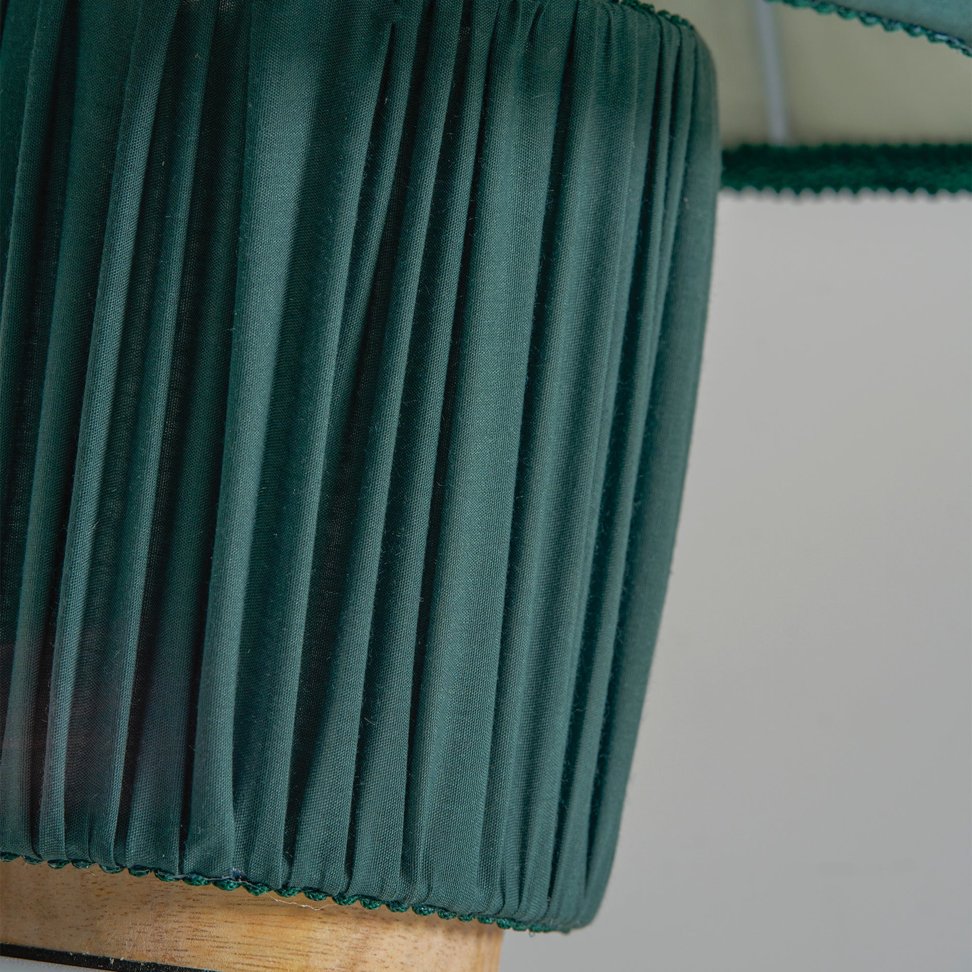 Modern Fabric Table Lamp With Warm White Glow — Greenwich Home & Living