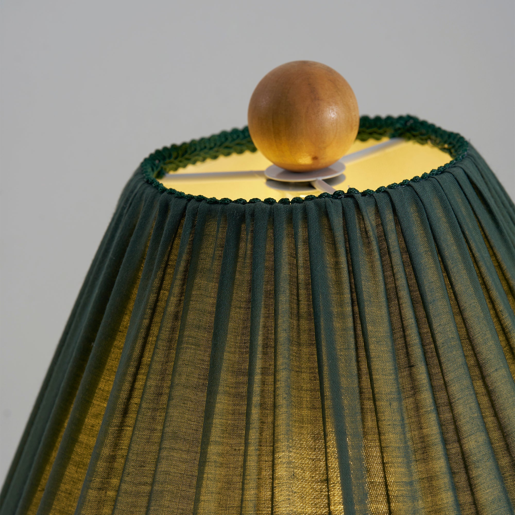 Modern Fabric Table Lamp With Warm White Glow — Greenwich Home & Living