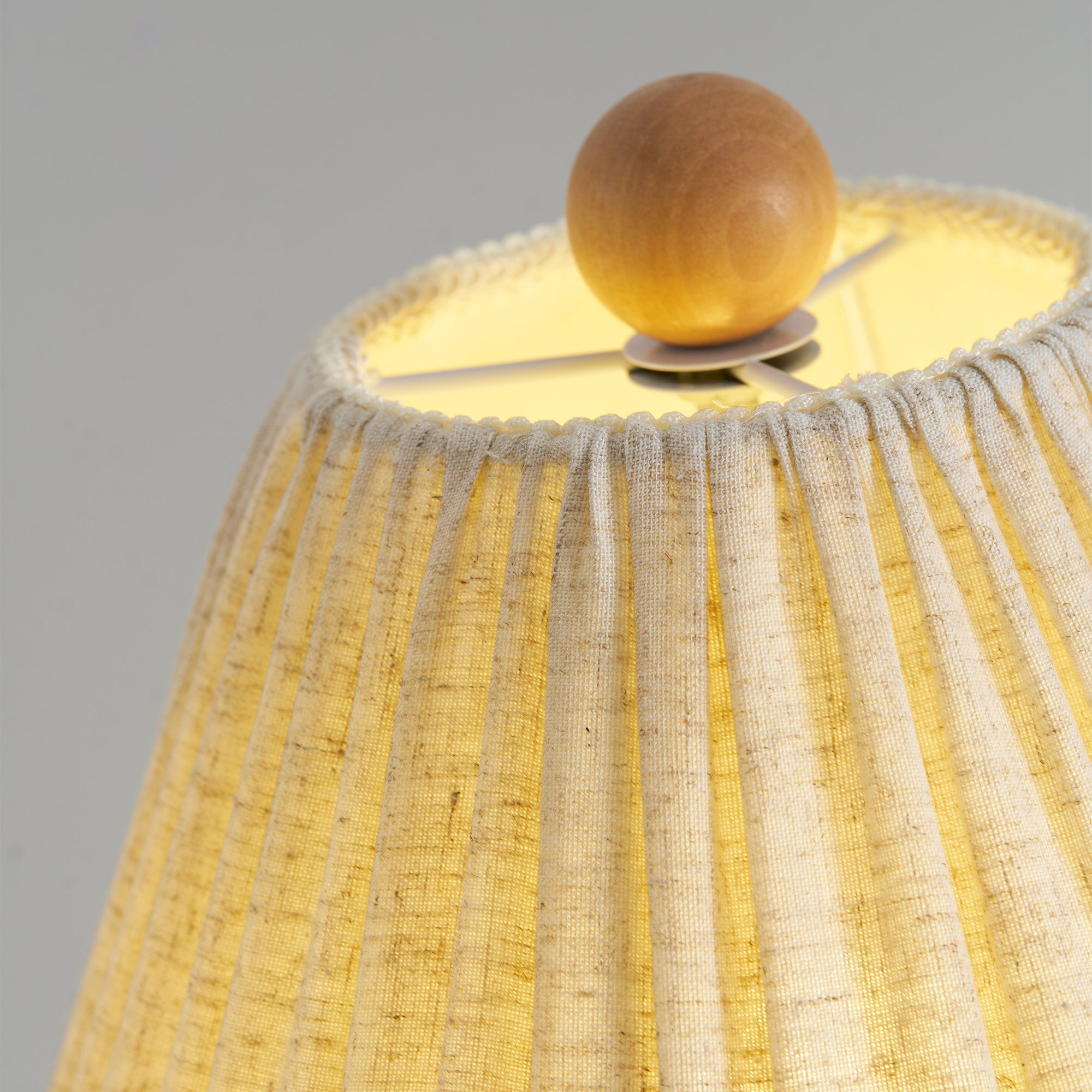 Modern Fabric Table Lamp With Warm White Glow — Greenwich Home & Living