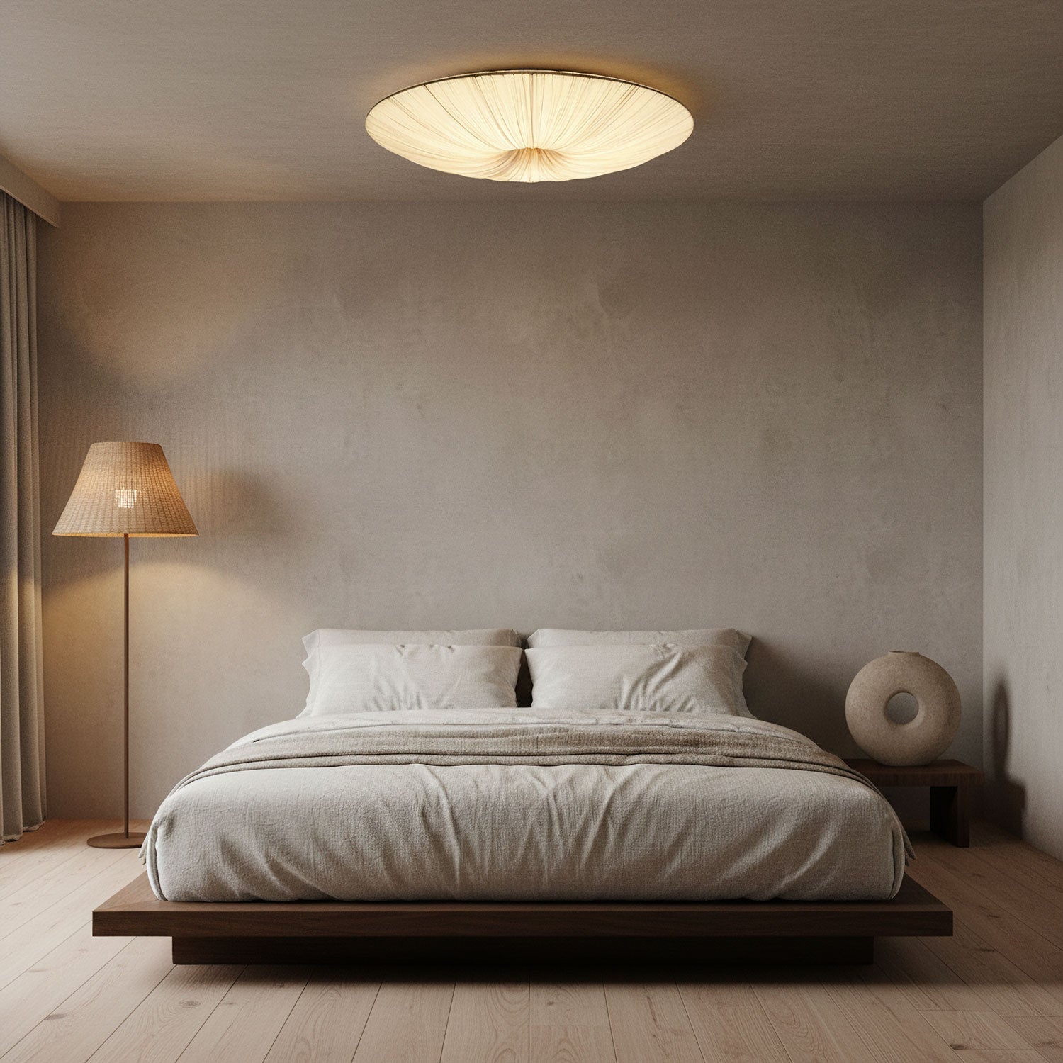 Modern Acrylic Flush Mount Ceiling Light With Warm LED Glow — Greenwich Home & Living