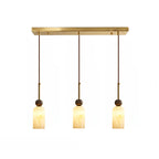 Modern Marble Pendant Light With Warm LED Glow — Greenwich Home & Living