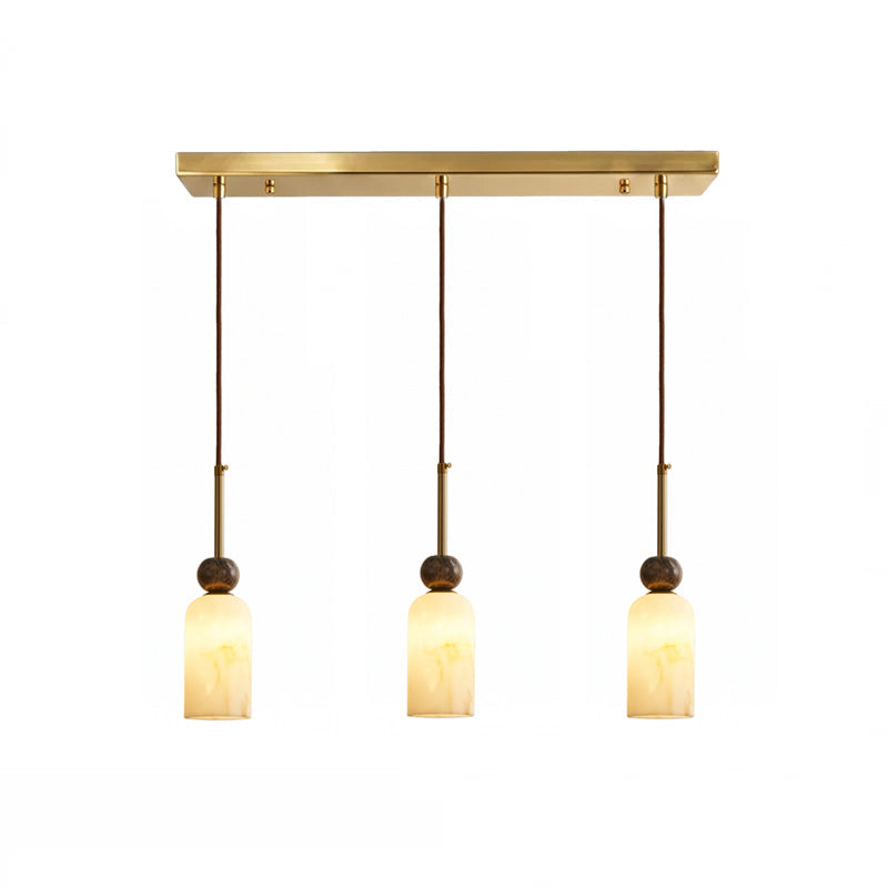Modern Marble Pendant Light With Warm LED Glow — Greenwich Home & Living