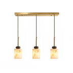 Modern Marble Pendant Light With Warm LED Glow — Greenwich Home & Living