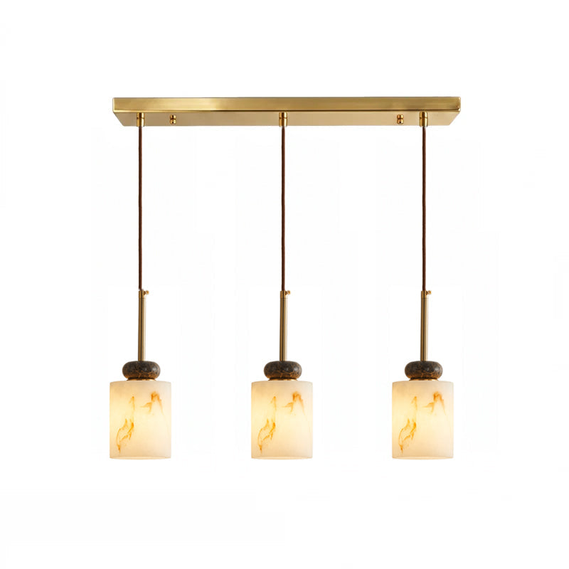 Modern Marble Pendant Light With Warm LED Glow — Greenwich Home & Living