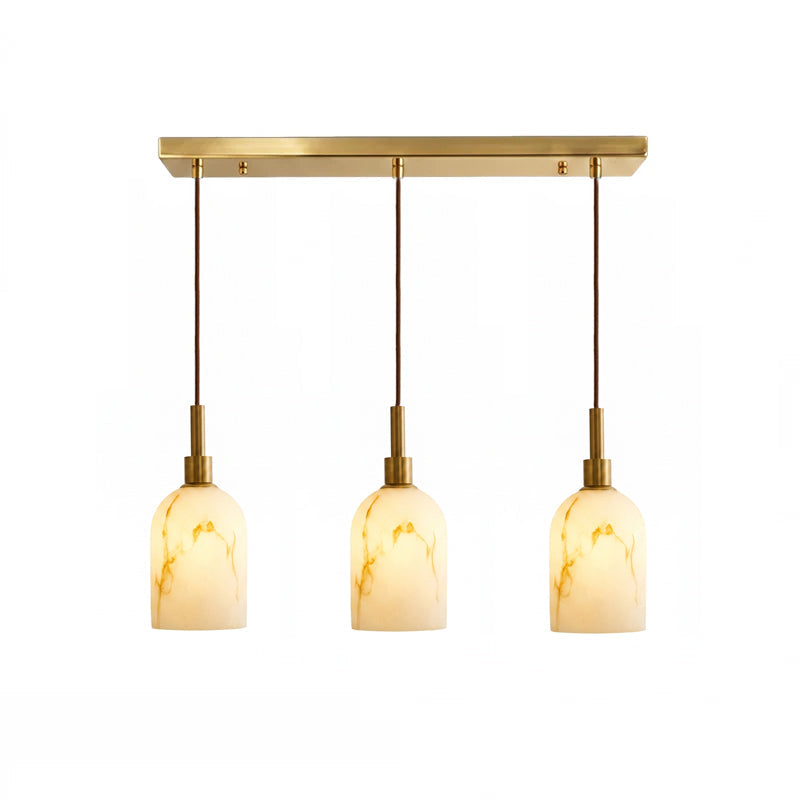 Modern Marble Pendant Light With Warm LED Glow — Greenwich Home & Living