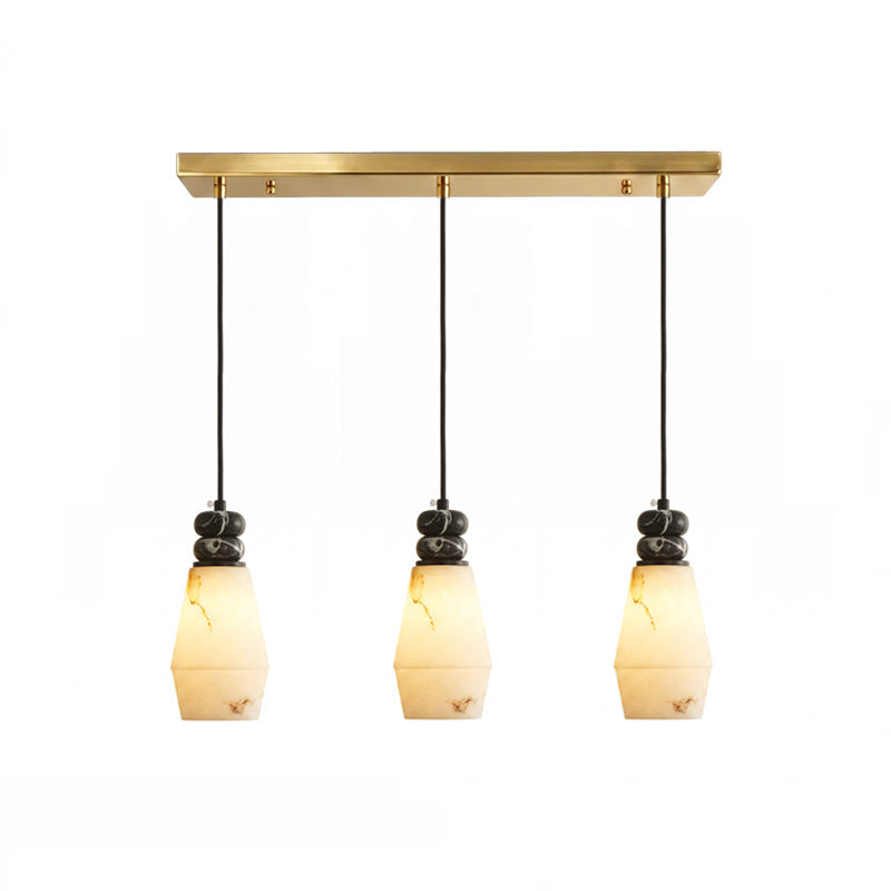 Modern Marble Pendant Light With Warm LED Glow — Greenwich Home & Living