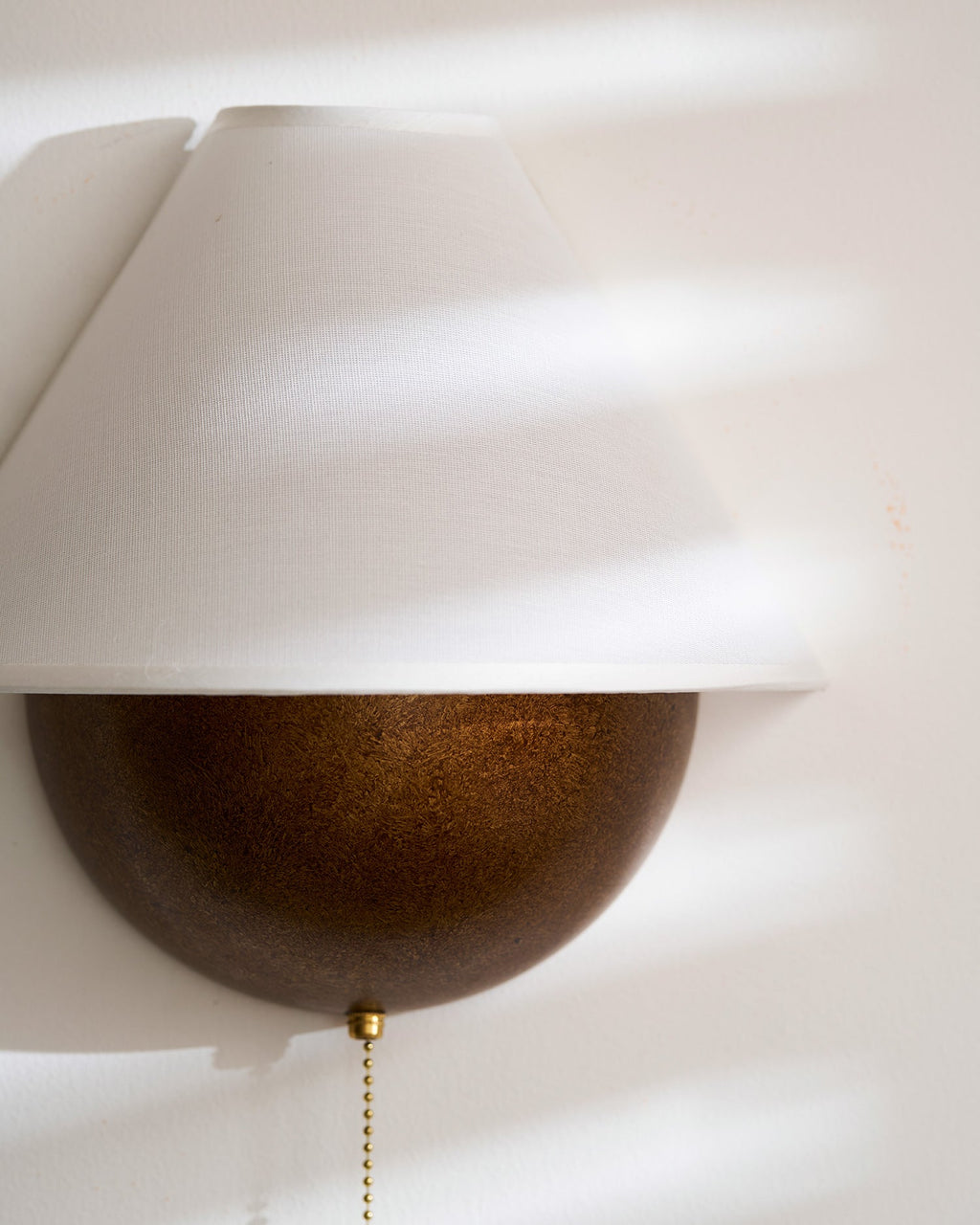 Transitional Travertine Wall Sconce With Warm Dimmable Glow — Greenwich Home & Living