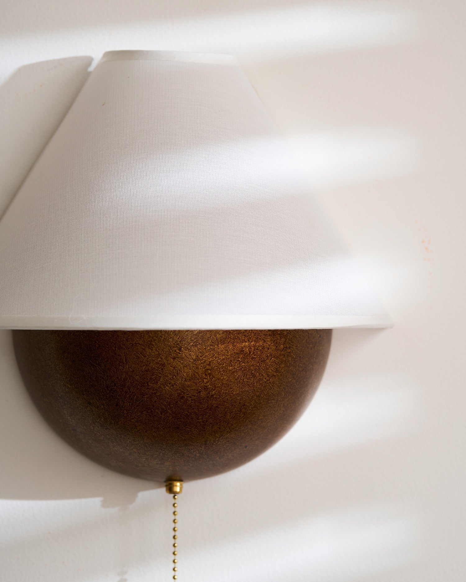 Transitional Travertine Wall Sconce With Warm Dimmable Glow — Greenwich Home & Living