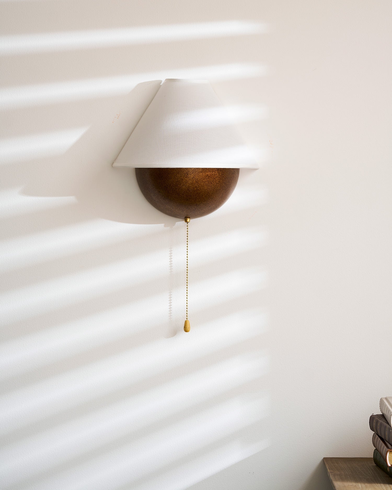 Transitional Travertine Wall Sconce With Warm Dimmable Glow — Greenwich Home & Living
