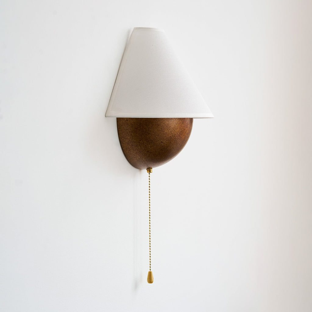 Transitional Travertine Wall Sconce With Warm Dimmable Glow — Greenwich Home & Living