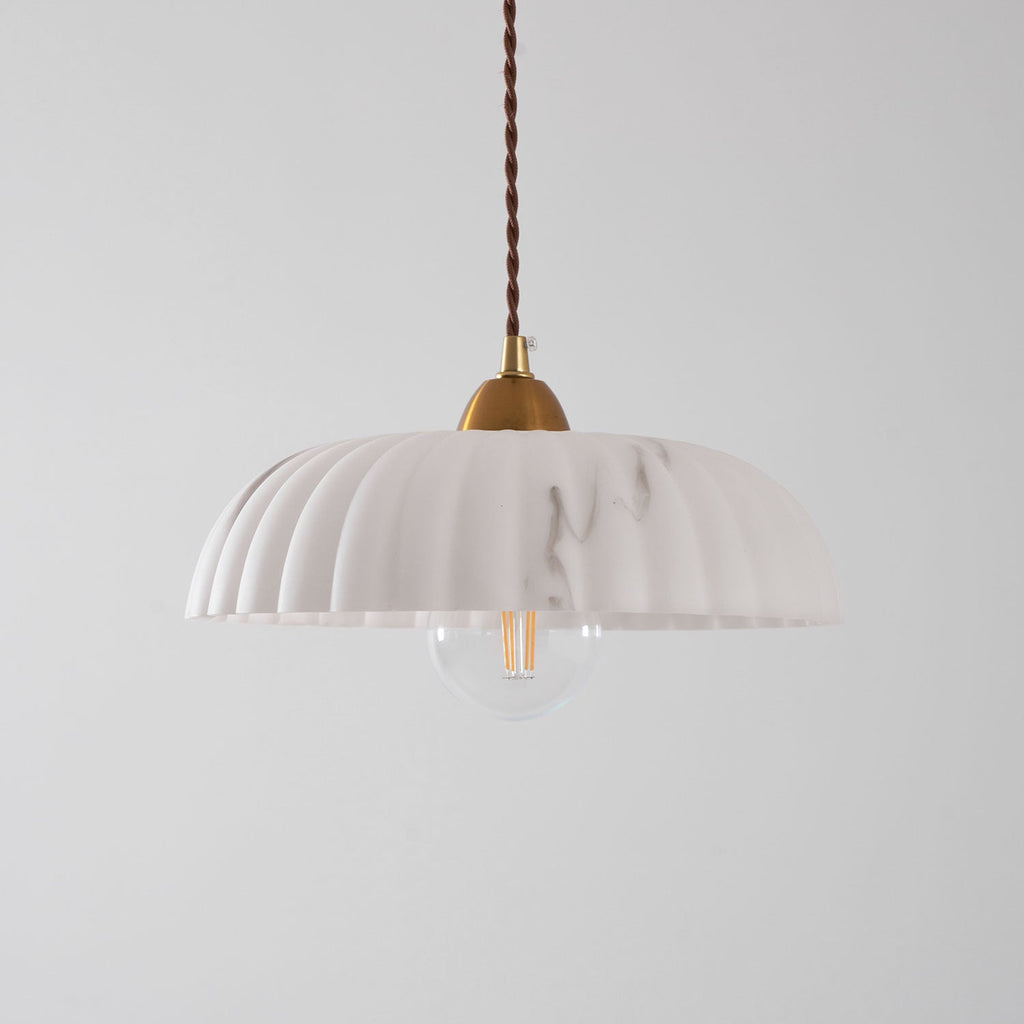 Modern Marble Pendant Light With Warm LED Glow — Greenwich Home & Living