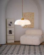 Modern Marble Pendant Light With Warm LED Glow — Greenwich Home & Living