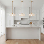 Modern Marble Pendant Light With Warm LED Glow — Greenwich Home & Living