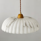 Modern Marble Pendant Light With Warm LED Glow — Greenwich Home & Living
