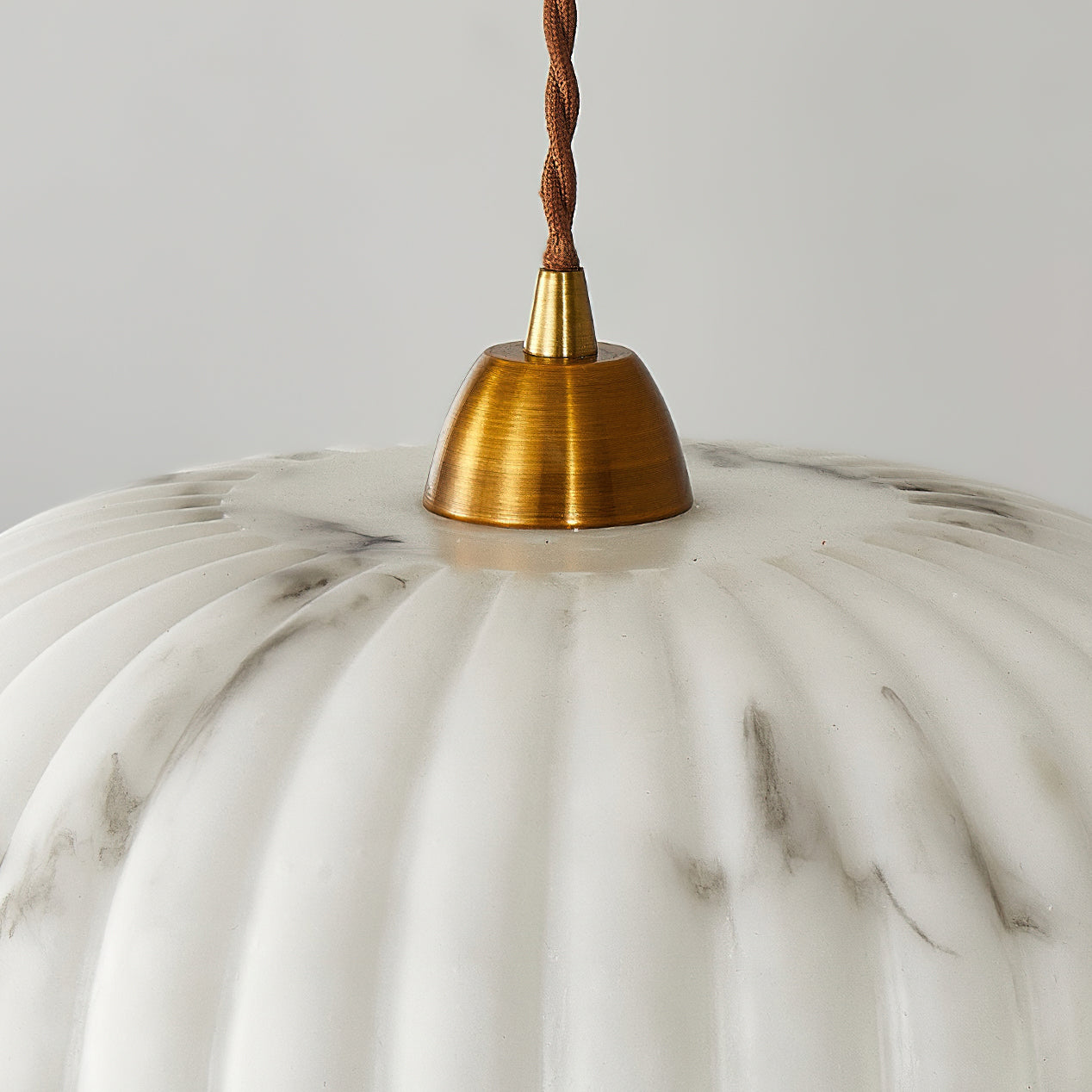 Modern Marble Pendant Light With Warm LED Glow — Greenwich Home & Living