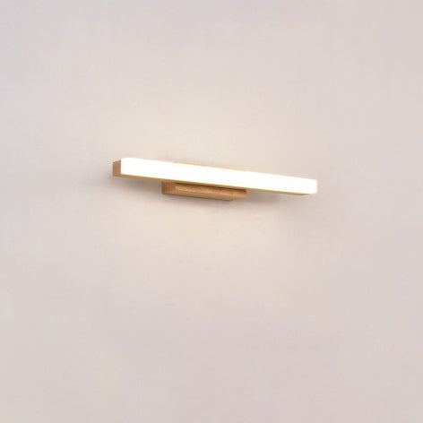 Modern Wood Wall Sconce With Acrylic Glow — Greenwich Home & Living