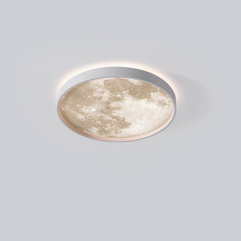 Modern Metal Flush Mount Ceiling Light With Remote Dimming — Greenwich Home & Living