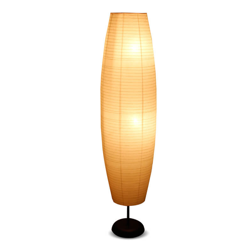 Modern Paper Floor Lamp With Three-Color Glow — Greenwich Home & Living