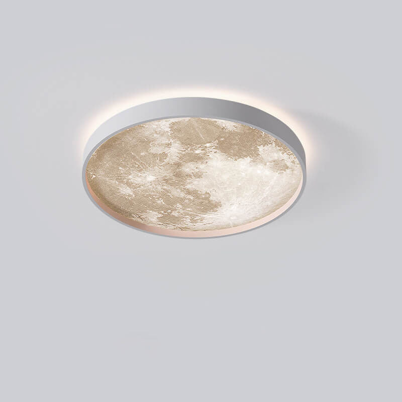 Modern Metal Flush Mount Ceiling Light With Remote Dimming — Greenwich Home & Living