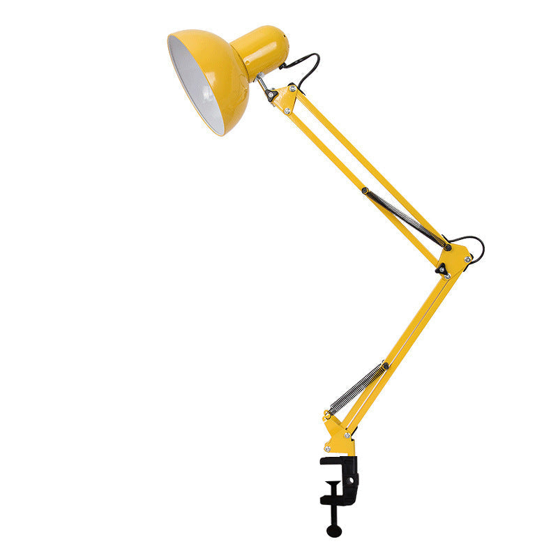 Modern Metal Table Lamp With Daylight LED for Home Office in Yellow — Greenwich Home & Living