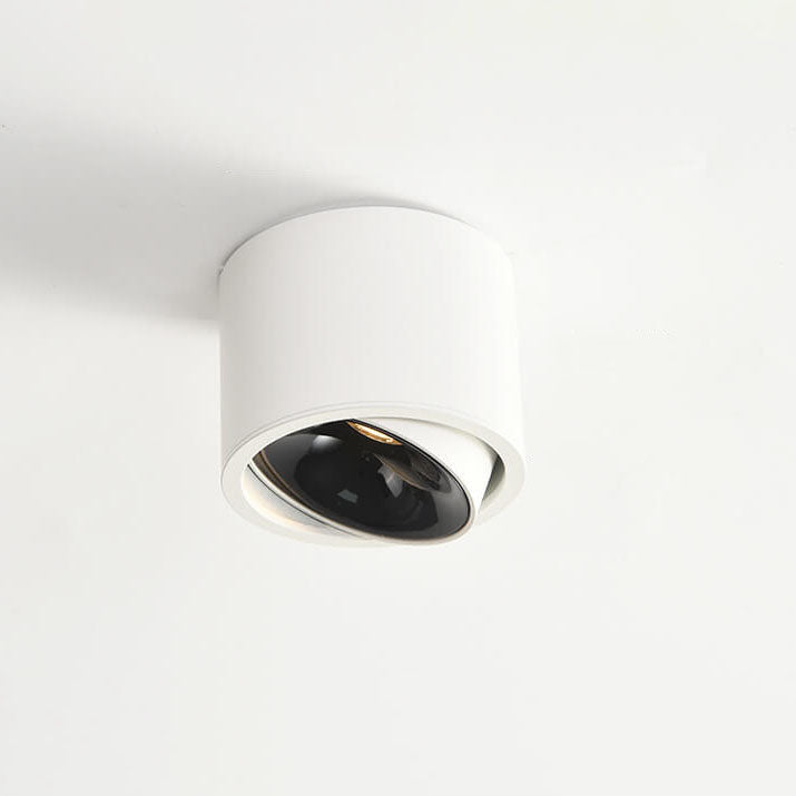 Modern Iron Flush Mount Ceiling Light With Integrated LED — Greenwich Home & Living