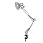 Modern Metal Table Lamp With Daylight LED for Home Office in Silver — Greenwich Home & Living