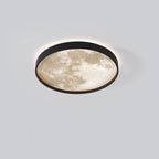 Modern Metal Flush Mount Ceiling Light With Remote Dimming — Greenwich Home & Living