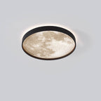 Modern Metal Flush Mount Ceiling Light With Remote Dimming — Greenwich Home & Living