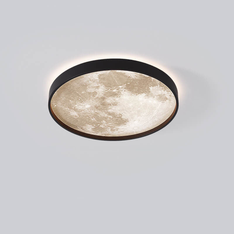 Modern Metal Flush Mount Ceiling Light With Remote Dimming — Greenwich Home & Living