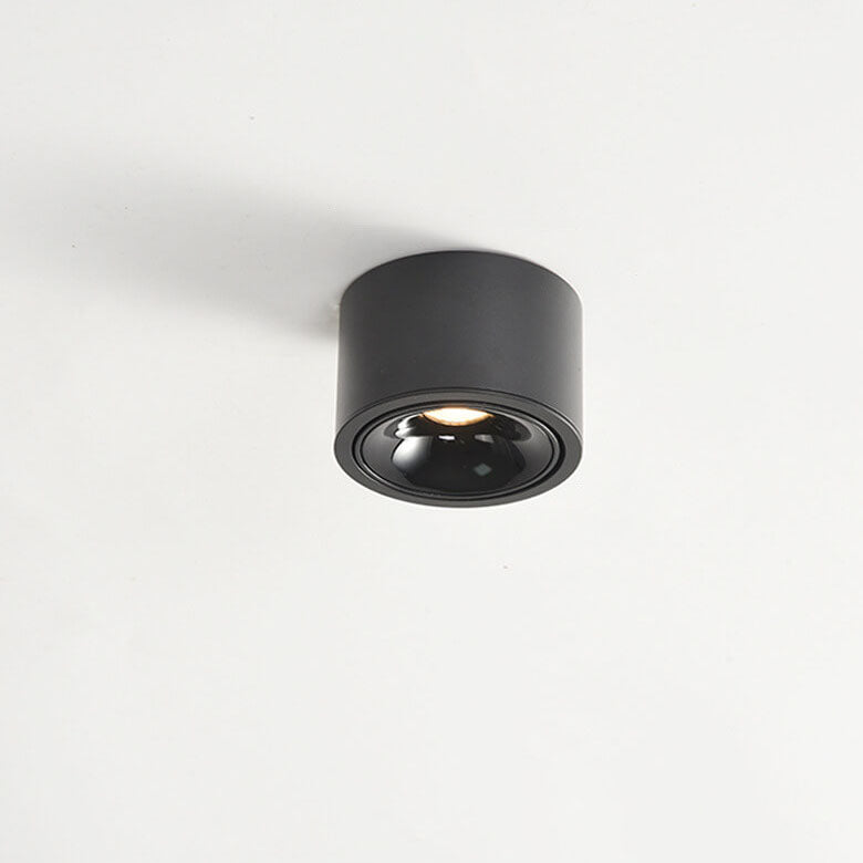 Modern Iron Flush Mount Ceiling Light With Integrated LED — Greenwich Home & Living