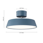 Modern Metal Semi-Flush Mount Ceiling Light for Living Room — Greenwich Home & Living