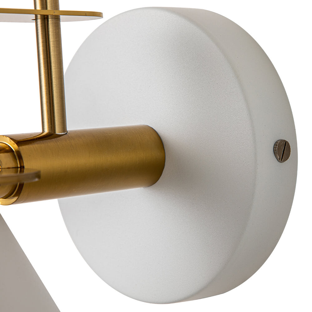 Modern Iron Wall Sconce With Warm LED Glow — Greenwich Home & Living