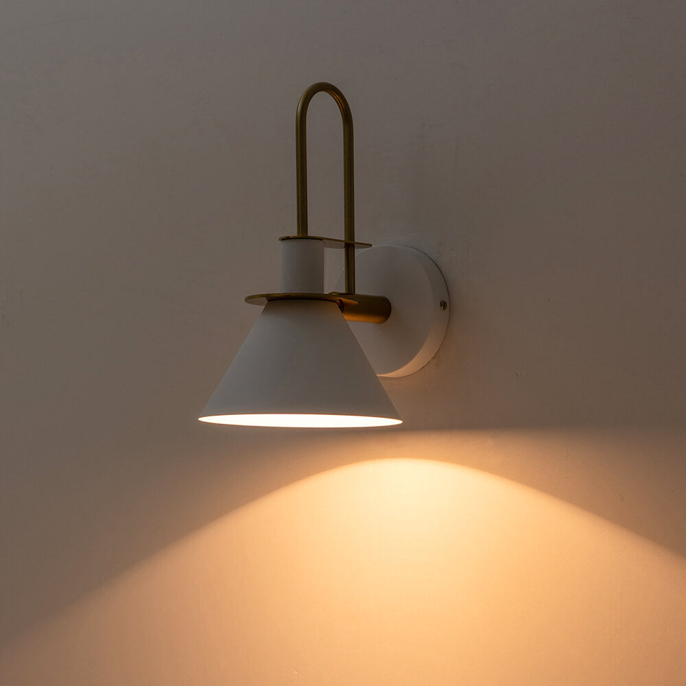 Modern Iron Wall Sconce With Warm LED Glow — Greenwich Home & Living
