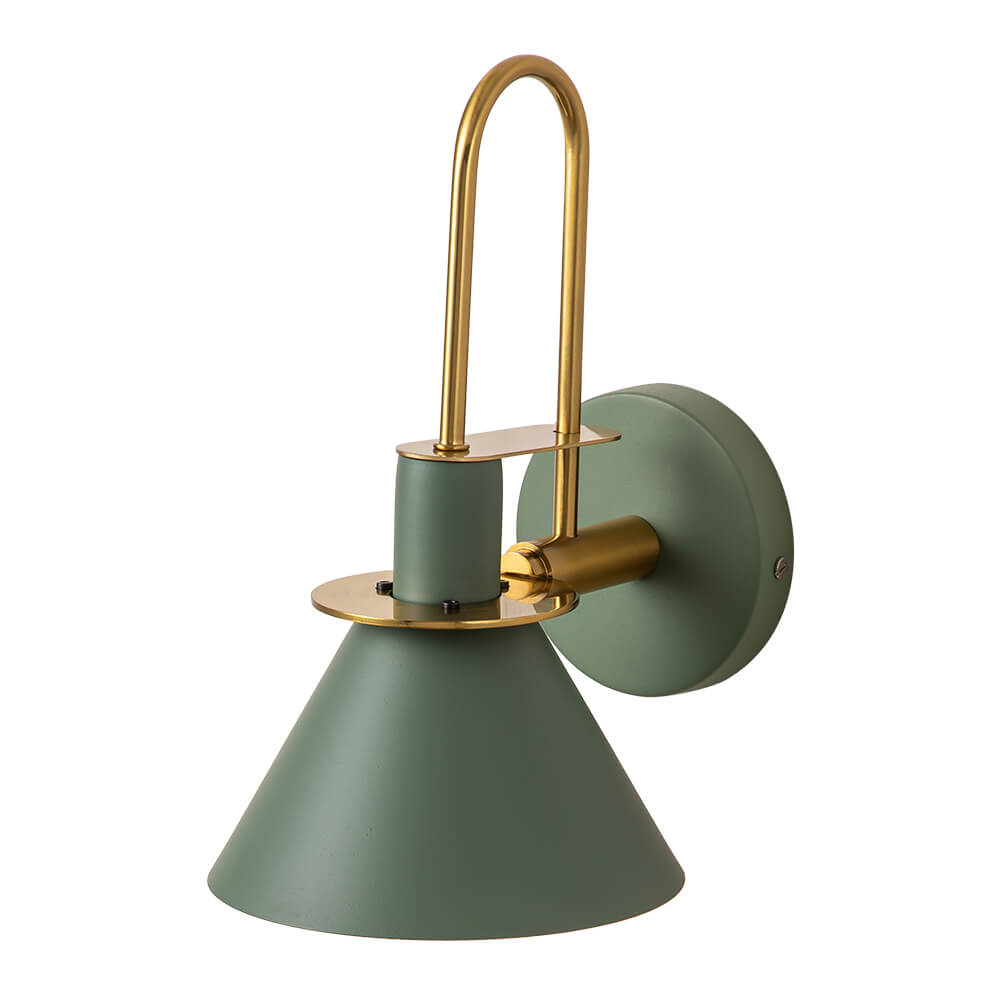 Modern Iron Wall Sconce With Warm LED Glow — Greenwich Home & Living