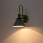 Modern Iron Wall Sconce With Warm LED Glow — Greenwich Home & Living